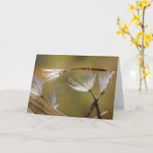 Carte Désolé pour votre perte Pissenlit avec poème (Fleur jaune)