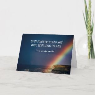 Carte Désolé pour votre sympathie d'animal familier de