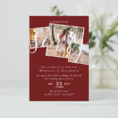 Carte DÉSOLÉ ! Remise du mariage Changement de date PHOT (Debout devant)