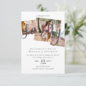 Carte DÉSOLÉ ! Remise du mariage Changement de date PHOT (Debout devant)