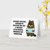 Carte Désolé Sally, 6 autres #*@%ing semaines d'hiver (Fleur jaune)