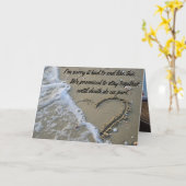 Carte Désolée De Finir Comme Cette Insulte Drôle  (Fleur jaune)