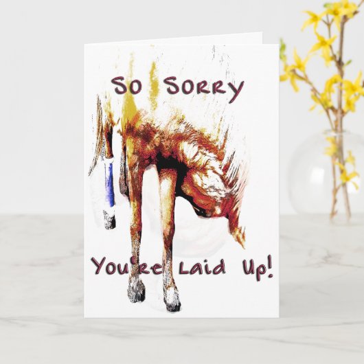 Carte Désolée de t'avoir mis ! (Fleur jaune)