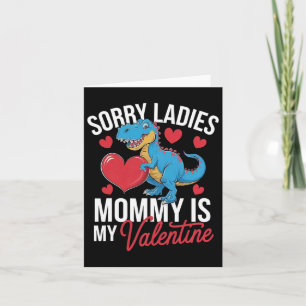 Carte Désolées Mesdames Maman Est Ma Saint-Valentin Amou