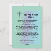 Carte d'espoir inspirante (Dos)