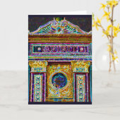 Carte d'esprit coloré (Fleur jaune)