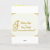 Carte d'esprit de Noël (Dos)