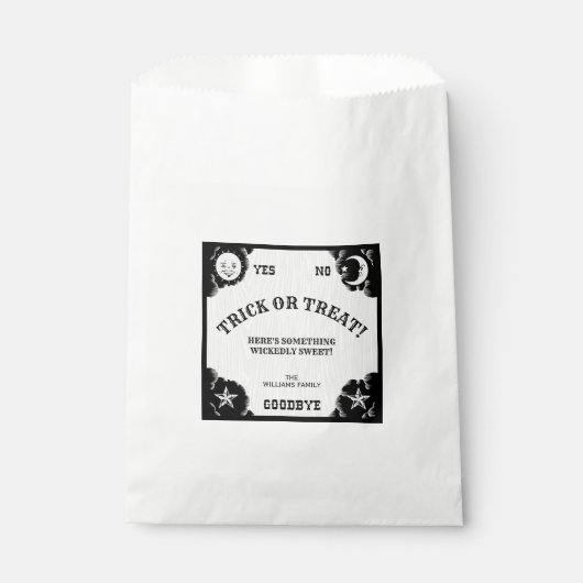 Carte d'Esprit Halloween Favoriser Sacs (Devant)