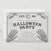 Carte d'esprit | Invitation de la fête d'Halloween (Devant)