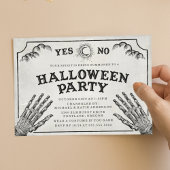 Carte d'esprit | Invitation de la fête d'Halloween