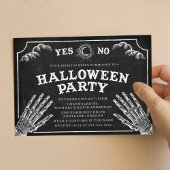 Carte d'esprit | Invitation de la fête d'Halloween