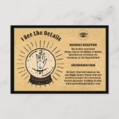 Carte d'Esprit Mystique gothique Crystal Ball Déta (Devant)