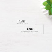 Carte d'essai minimale Name Stud Earring Jewelry (Bureau)