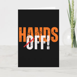 Carte Desserrer les mains ! Anti-trump