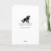 Carte Dessin à la main - DIABLE Tasmanien - Faune - (Dos)