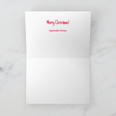 Carte Dessin animé de Noël coloré (Intérieur)