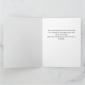 Carte Dessin animé de Noël d'avocat et de client (Intérieur)