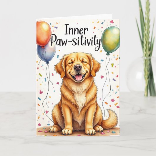 Carte Dessin animé "Positivité intérieure des pattes" du (Devant)