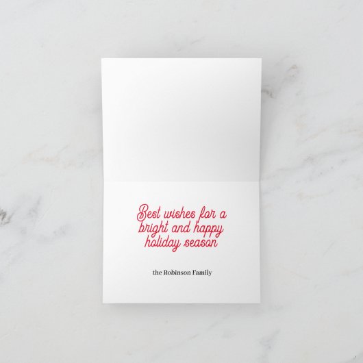 Carte dessin d'arbre de Noël (Intérieur)