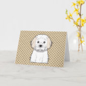 Carte Dessin de Cavachon (Fleur jaune)