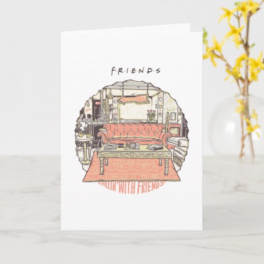 Carte Dessin de Chillin avec AMIS™ (Fleur jaune)