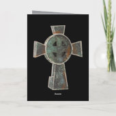 Carte Dessin de croix de tête de cimetière gothique d'Ha (Dos)