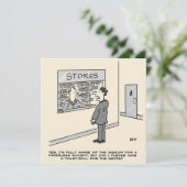 Carte Dessin de la Société sans papier (Debout devant)