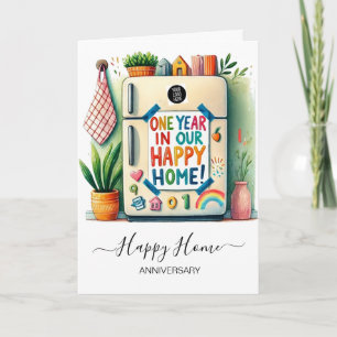 Carte Dessin de l'enfant sur le réfrigérateur - Bonne ma