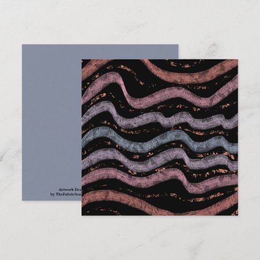 Carte Dessin de motif de peau de serpent Viper de couleu (Devant / Derrière)