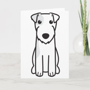 Carte Dessin de Parson Russell Terrier Dog