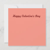 Carte Dessin de Saint Valentin (Dos)