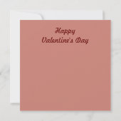 Carte Dessin de Saint Valentin sur mesure (Dos)
