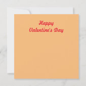 Carte Dessin de Saint Valentin sur mesure (Dos)