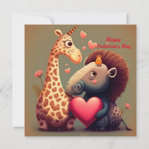 Carte Dessin de Saint Valentin sur mesure