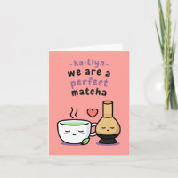 Dessin de thé matcha romantique pour la Saint-Vale