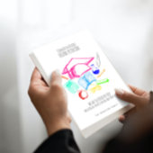 Carte Dessin d'esquisse avec un Casquette Félicitations