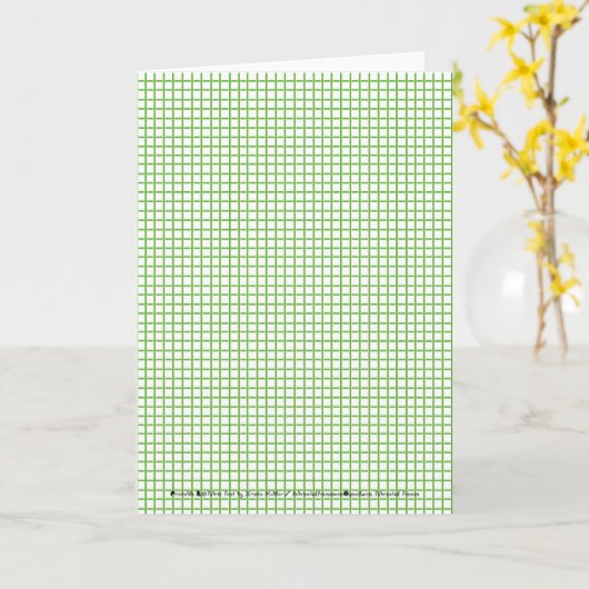 Carte Dessin d'esquisse sur la feuille de papier de lign (Fleur jaune)