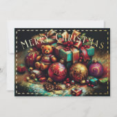 Carte Dessin dur Pastel Motifs de Noël (Devant)