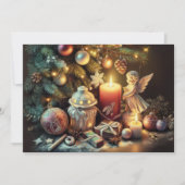 Carte Dessin dur Pastel Noël Ange de Noël (Devant)