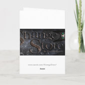 Carte Dessin personnalisé de chat oriental noir et blanc (Dos)