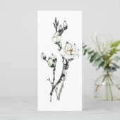 Carte Dessin rose mignon (Debout devant)