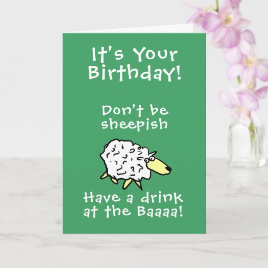 Carte Dessin sur la conception des moutons (Orchidée)