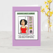 Carte Dessin sur miroir de la vanité de la femme (Fleur jaune)