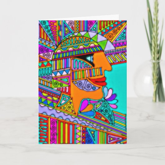 Carte Dessiné à la main par EDDArt - Pharaoh 1 (Devant)