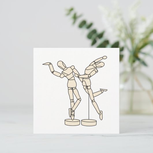 Carte Dessiné vers vous (Debout devant)