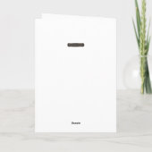 Carte Dessiner un blanc - Eléphant - Customisez-le (Dos)