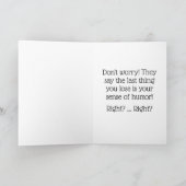 Carte Dessiner un blanc - La nuit des personnes âgées - (Intérieur)