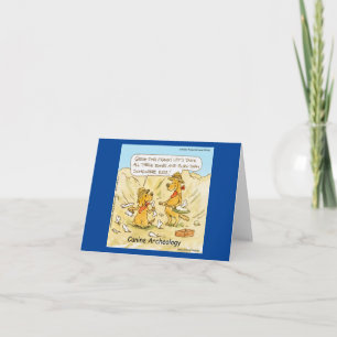 Carte Dessins animés classiques drôles d'archéologie can