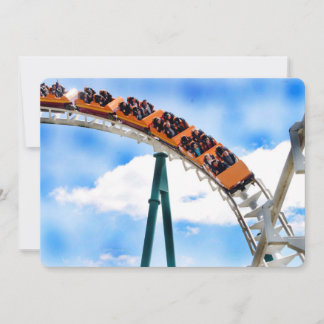 Carte Dessous de verre à rouleaux orange