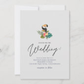 Carte Destination tropicale Mariage Toucan (Devant)